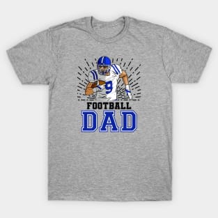 Football Dad // Retro Football Player T-Shirt